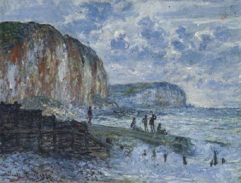 The Cliffs of Les Petites-Dalles, Claude Monet
